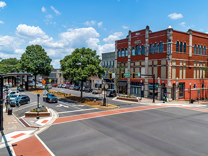 Downtown Griffin, Georgia, featuring the city's historic district and local businesses
